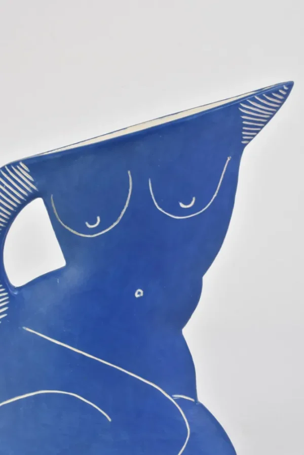 Odalisque Nude Form in Blue