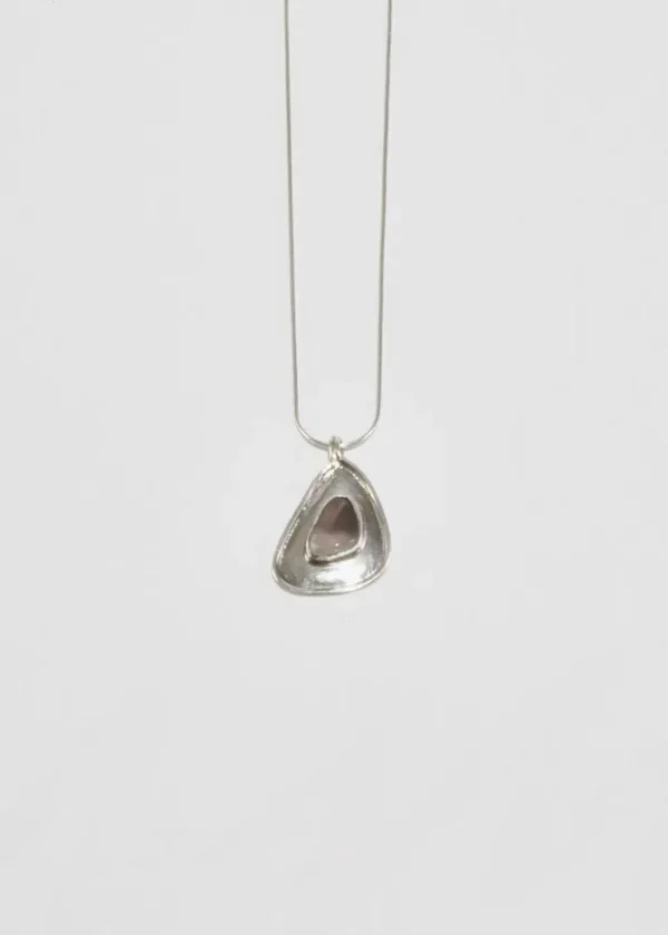 Organic Moonstone Pendant Necklace