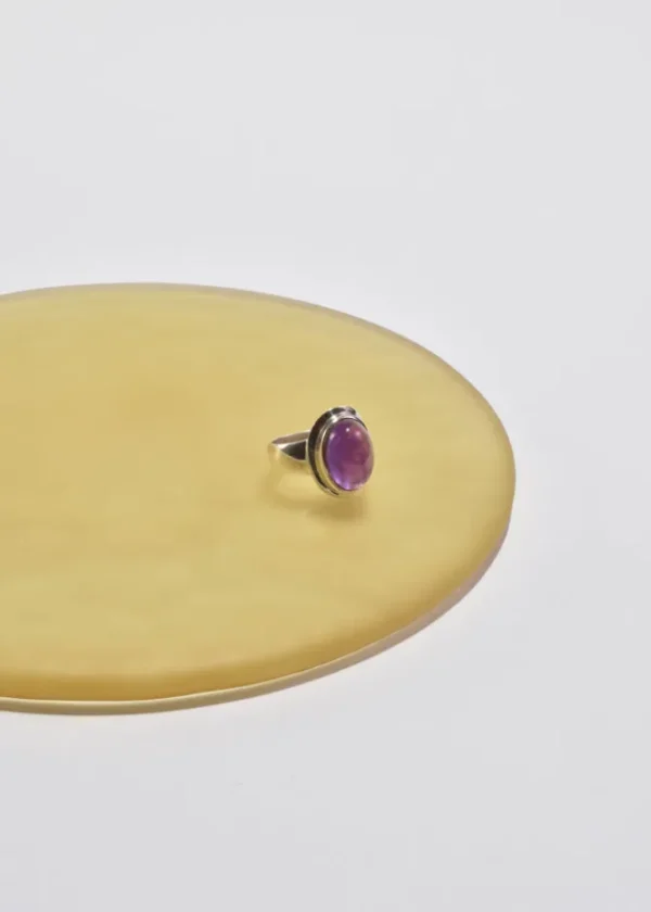 Oval Amethyst Ring