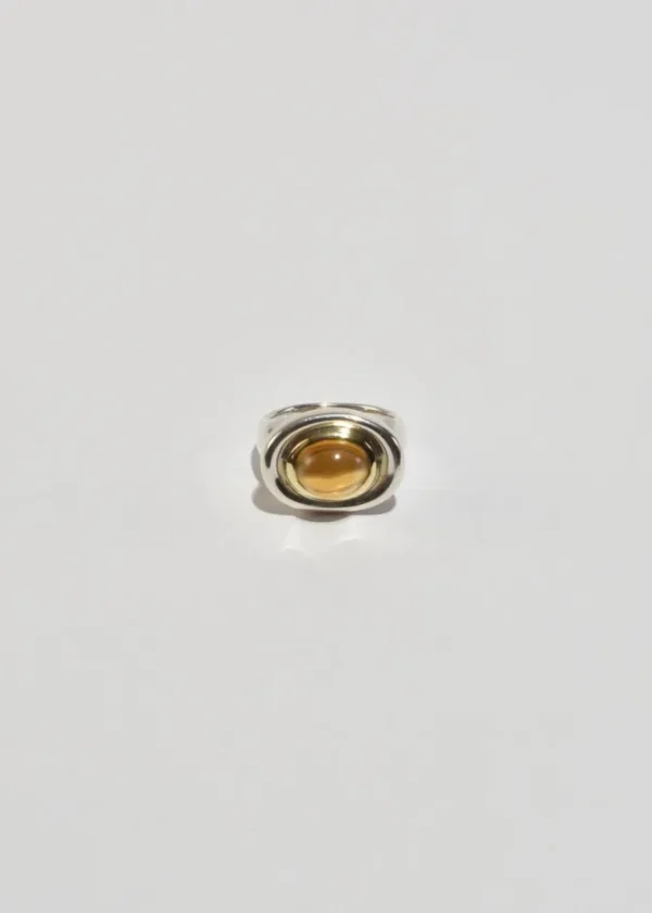 Oval Citrine Ring