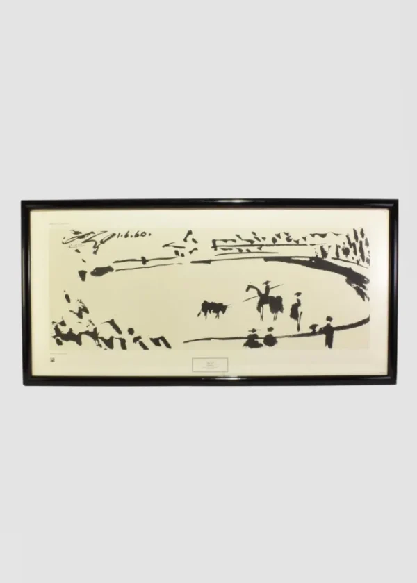 Pablo Picasso Lithograph, Framed