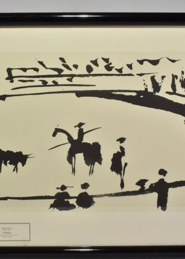 Pablo Picasso Lithograph, Framed