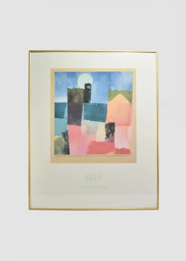 Paul Klee Moonrise Print, Framed