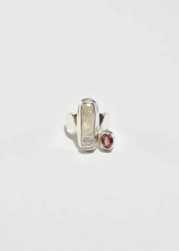 Pearl Tourmaline Ring