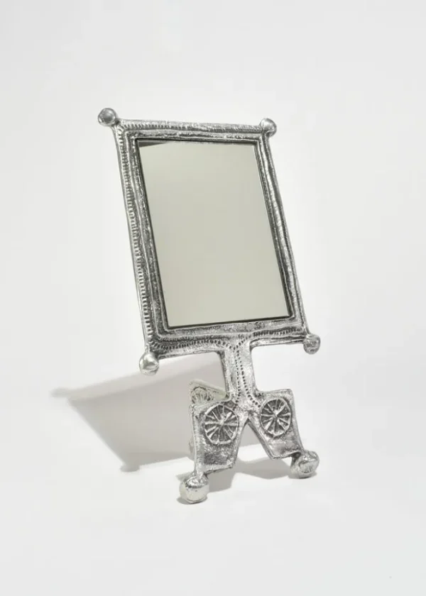 Pewter Table Mirror
