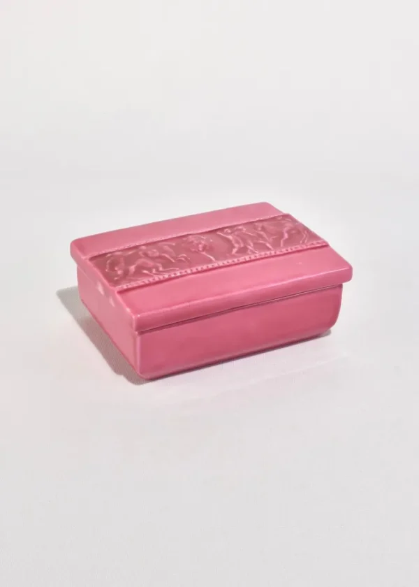 Pink Ceramic Box