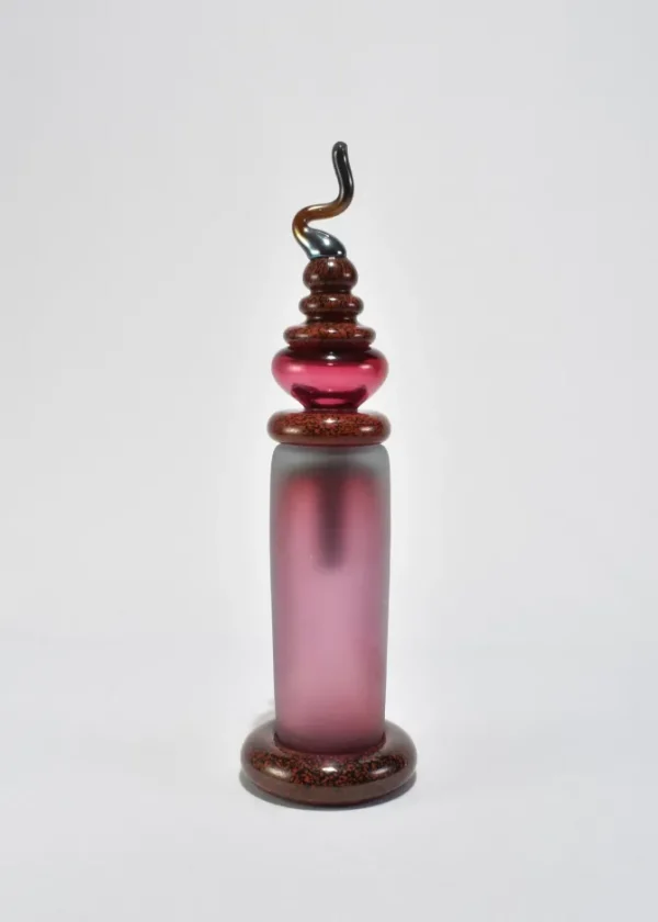 Pink Postmodern Glass Vessel