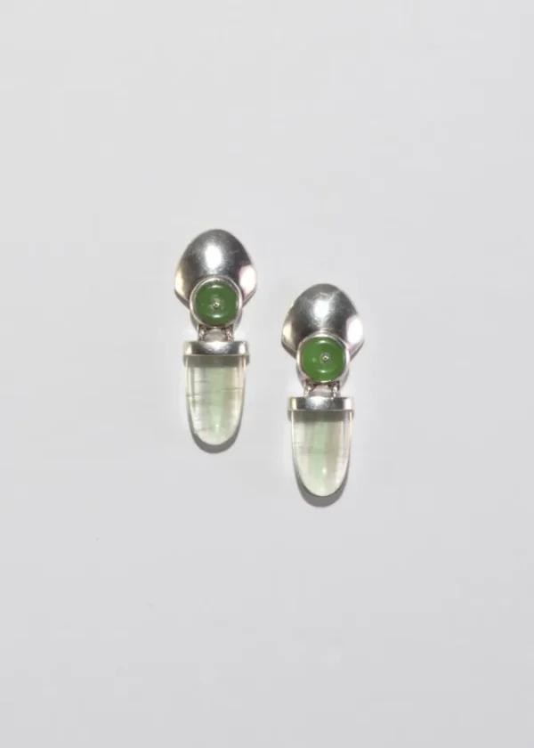 Prehnite Jade Earrings