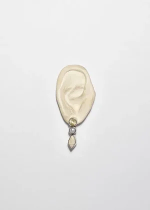 Quartz Pearl Shell Earrings