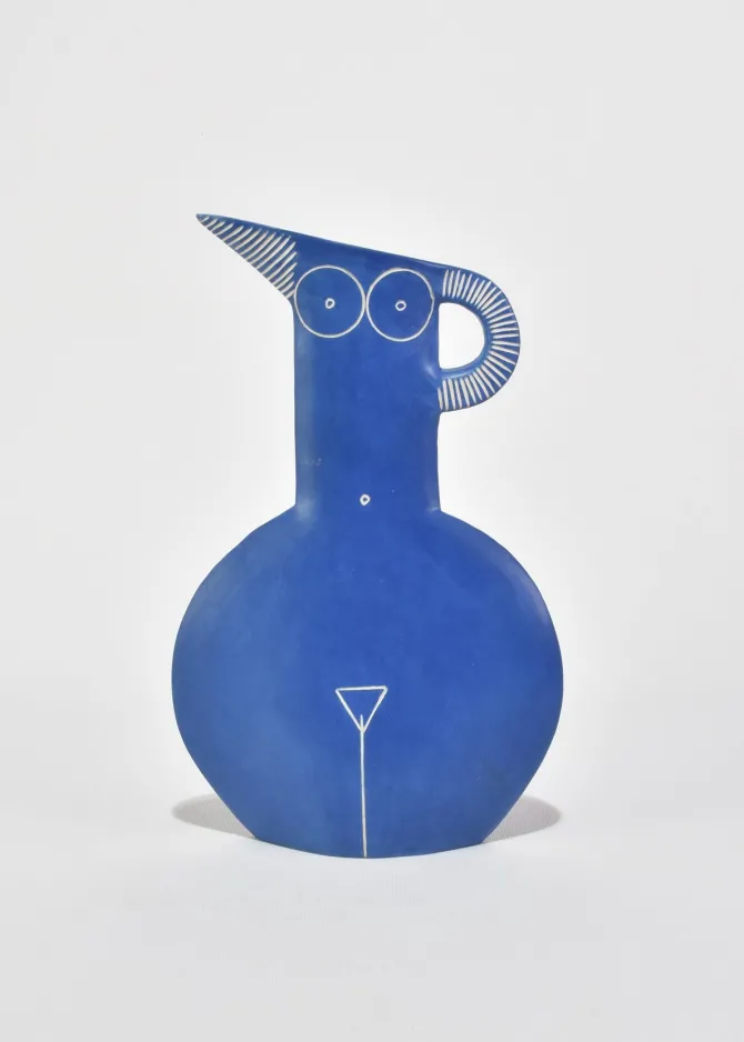 Rotunda Nude Form in Blue