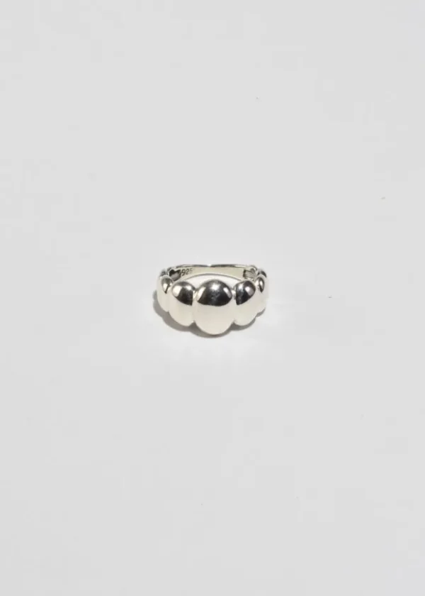 Scalloped Silver Ring