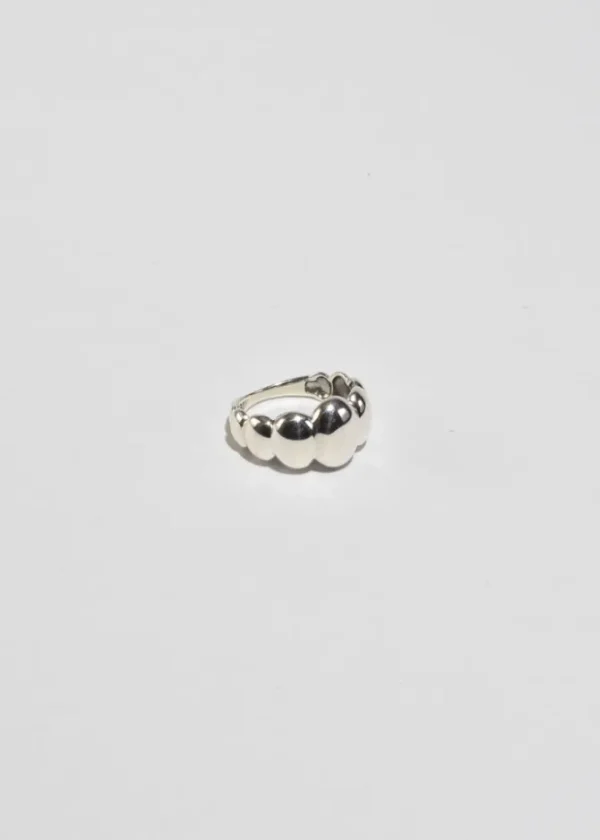Scalloped Silver Ring