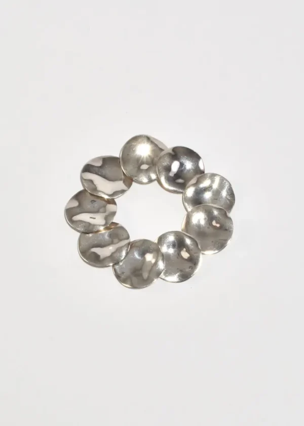 Sculptural Disc Bracelet