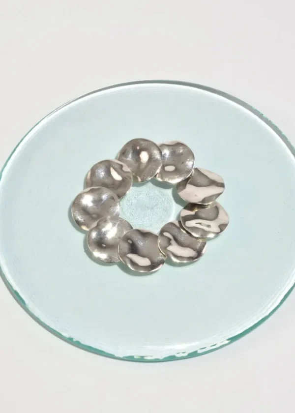 Sculptural Disc Bracelet