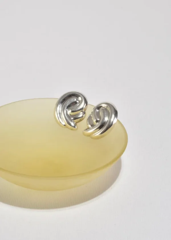 Sculptural Ribbed Earrings