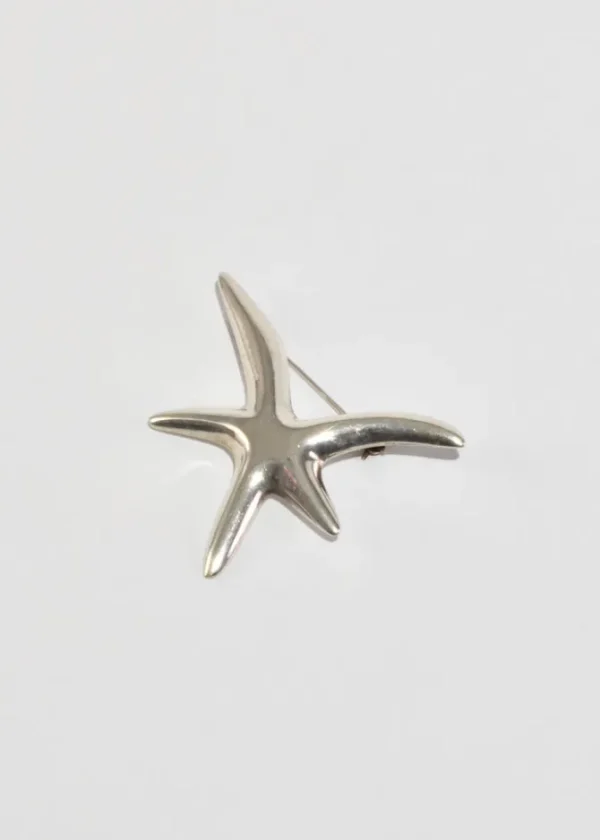 Sculptural Starfish Brooch