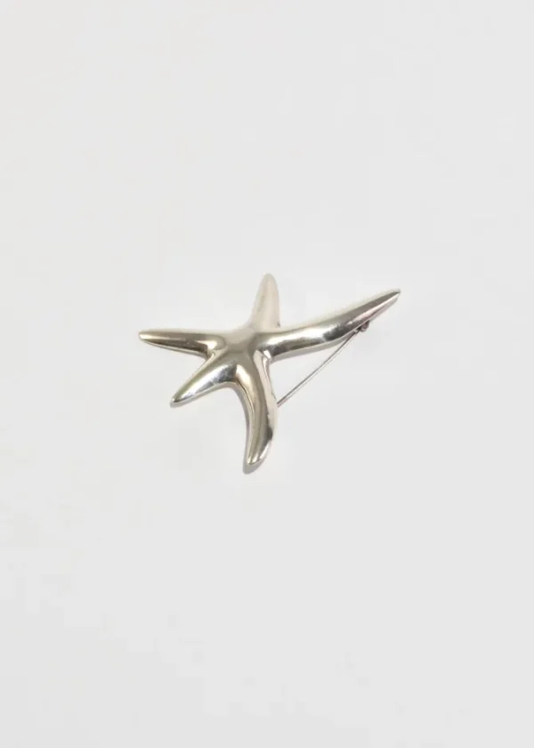 Sculptural Starfish Brooch