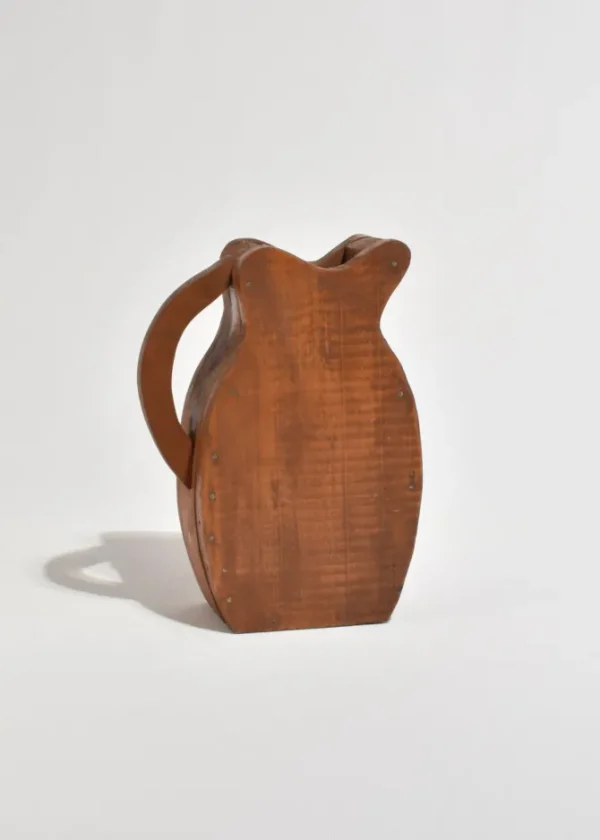 Sculptural Wooden Pitcher