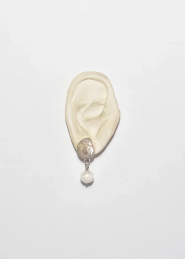 Shell Pearl Drop Earrings
