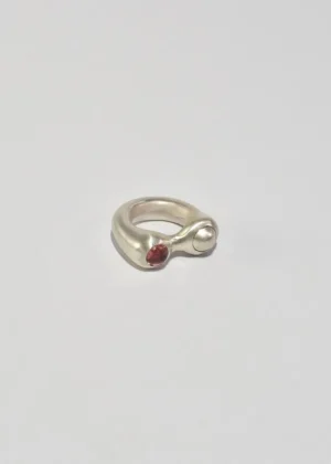 Silver and Pink Tourmaline Esme Ring