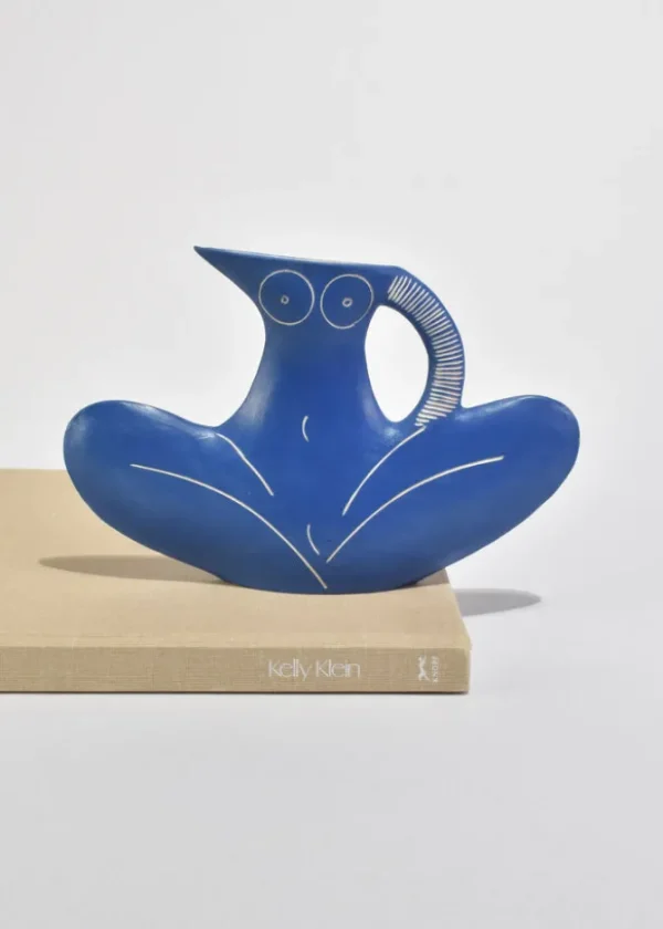 Sitting Pretty Nude Form in Blue