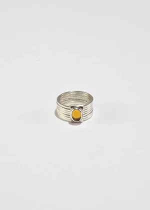 Stacked Citrine Ring
