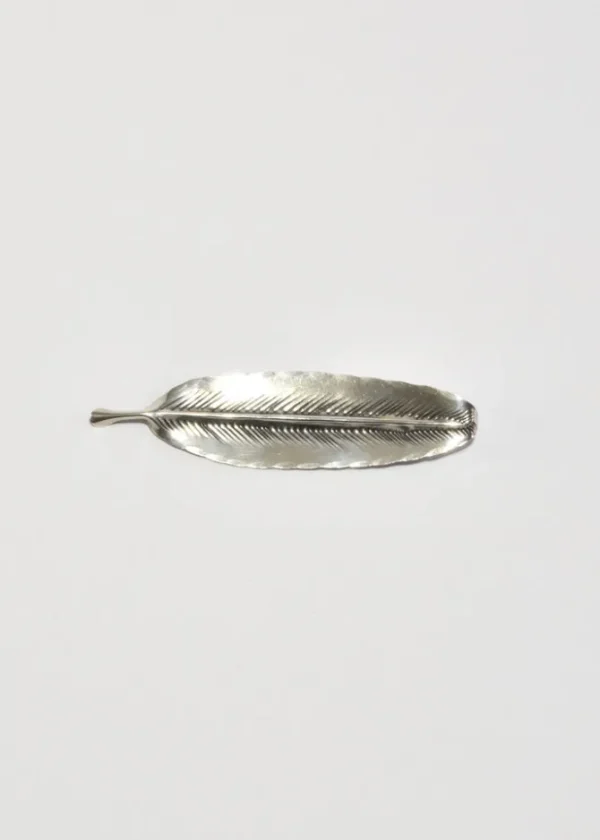 Sterling Feather Brooch