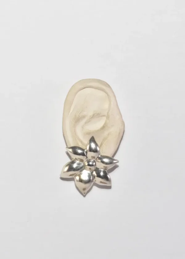 Sterling Flower Earrings