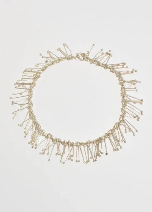 Sterling Fringe Necklace