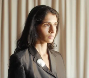 Sterling Hammered Brooch