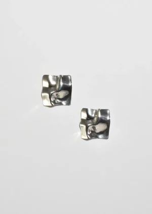Sterling Ripple Earrings