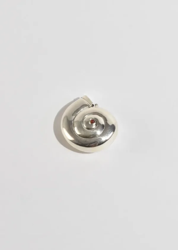 Sterling Shell Pillbox