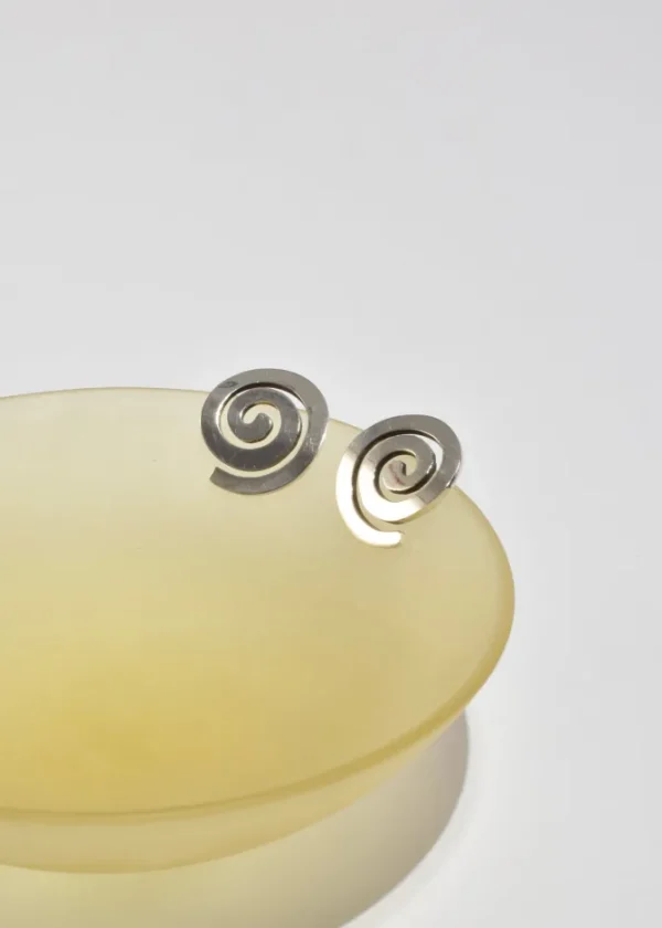 Sterling Spiral Earrings