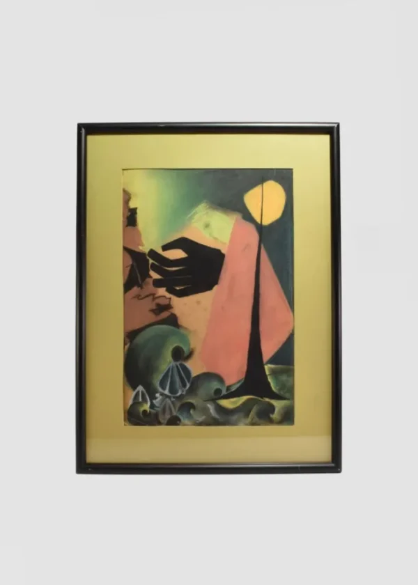 Surrealist Scene, Framed