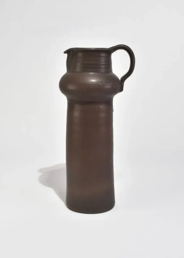 Tall Stoneware Pitcher