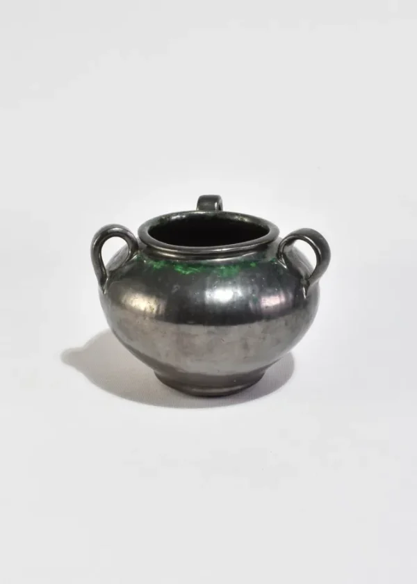 Three-Handled Black Vessel