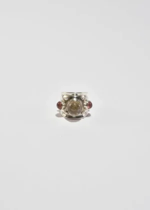 Tourmaline and Quartz Ring