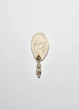 Tourmaline Pearl Earrings