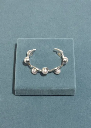 Wavy Pearl Cuff Bracelet