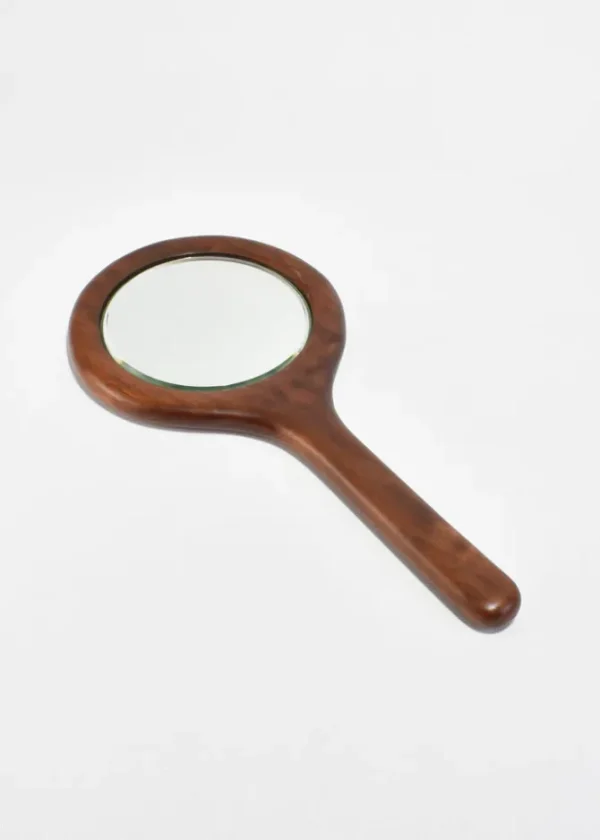 Wooden Hand Mirror